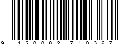 Strichcode EAN 9120082710367