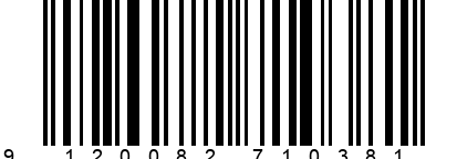Strichcode EAN 9120082710381