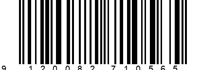 Strichcode EAN 9120082710565