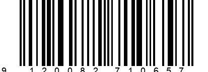 Strichcode EAN 9120082710657