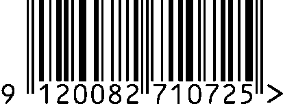 Strichcode EAN 9120082710725