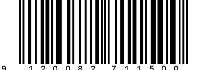 Strichcode EAN 9120082711500