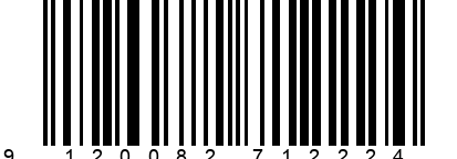 Strichcode EAN 9120082712224