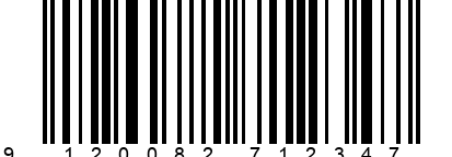 Strichcode EAN 9120082712347