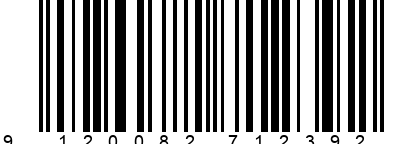 Strichcode EAN 9120082712392