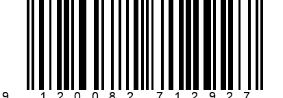 Strichcode EAN 9120082712927